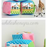 Soft Rattle Blocks for Babies Free Sewing Pattern