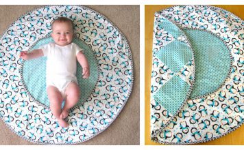 Travel Diaper Changing Pad & Playtime Mat Free Sewing Pattern