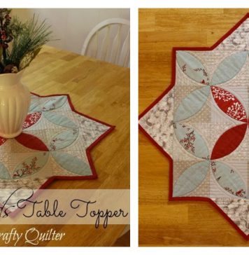 Winter Seeds Table Topper Free Sewing Pattern