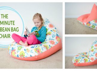 Kids Bean Bag Chair Free Sewing Pattern