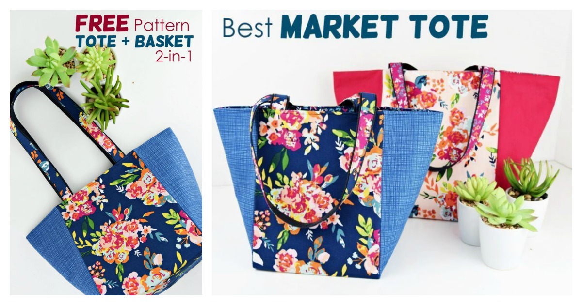 Market Bag Free Sewing Pattern