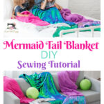 Mermaid Tail Blanket Free Sewing Pattern