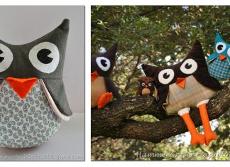 Owl Stuffies Free Sewing Pattern