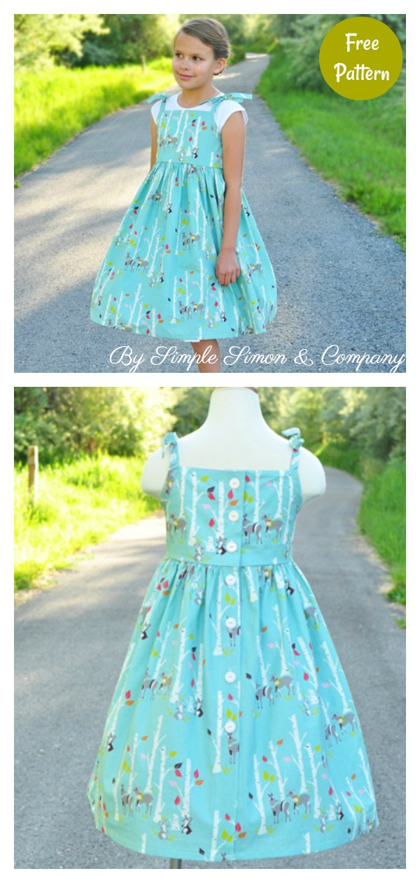 Vintage Dress Free Sewing Pattern