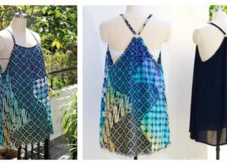 Easy Swimsuit Cover Up Free Sewing Pattern