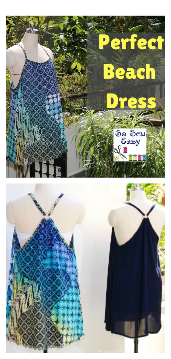 Easy Swimsuit Cover Up Free Sewing Pattern