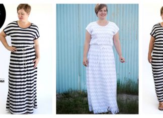 How to Sew an Easy Maxi Dress without Pattern