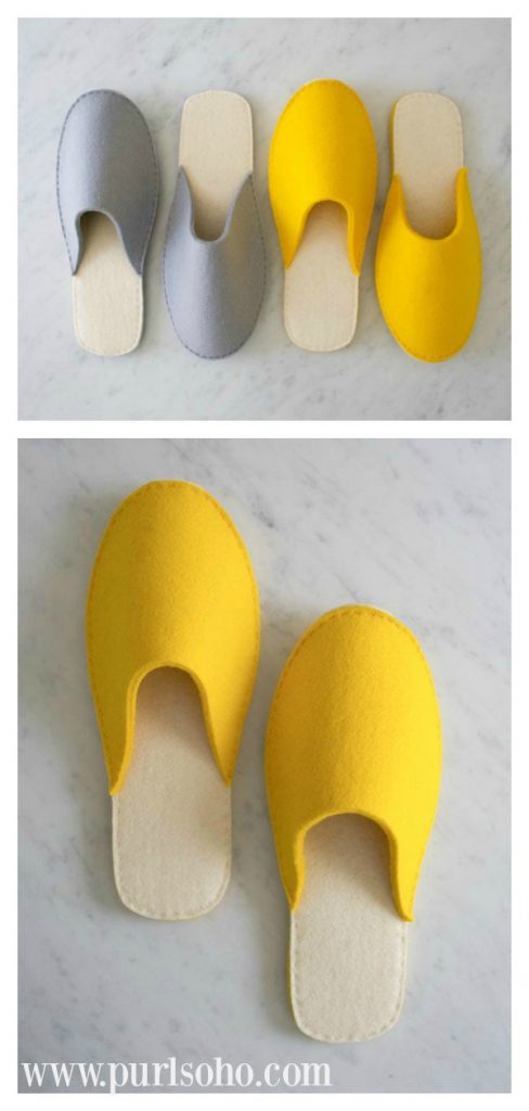 Spa Slippers Free Sewing Pattern