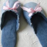 Spa Slippers from Jeans Free Sewing Pattern