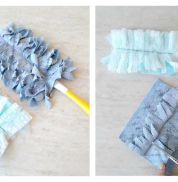 DIY Reusable Swiffer Duster Cloths Free Sewing Pattern