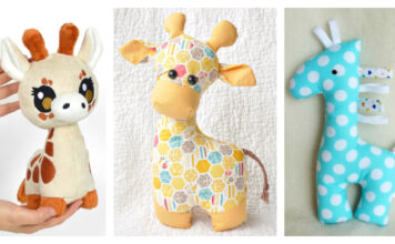 Giraffe Soft Toy Sewing Patterns