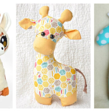 Giraffe Soft Toy Sewing Patterns
