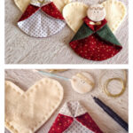 Christmas Angel Ornament Free Sewing Pattern