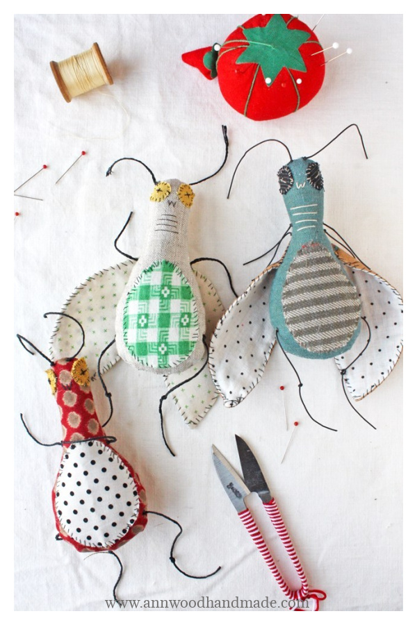 Silly Bug Doll Free Sewing Pattern