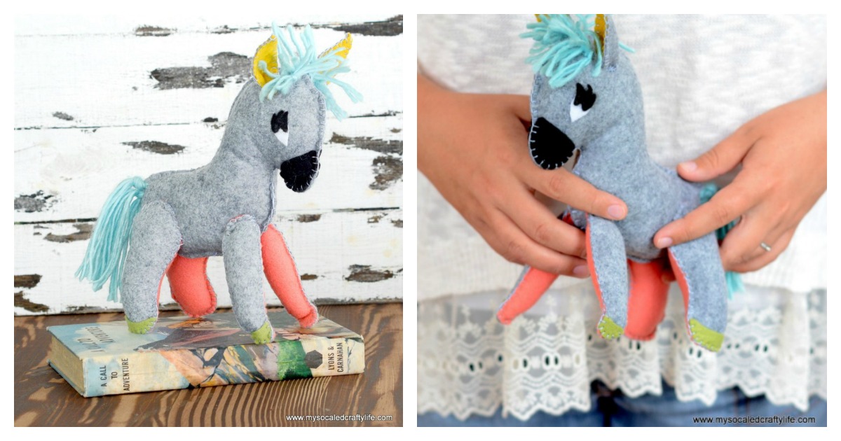 Donkey Toy Stuffed Animal Sewing Patterns . Puppy Donkey Lover Gift Cloth  Doll Pattern . Fabric Doll Donkey Stuffed Animal Sewing Pattern 