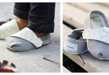 Toms Inspired Baby Shoes Free Sewing Pattern