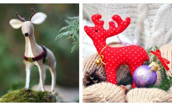 Adorable Christmas Reindeer Sewing Patterns