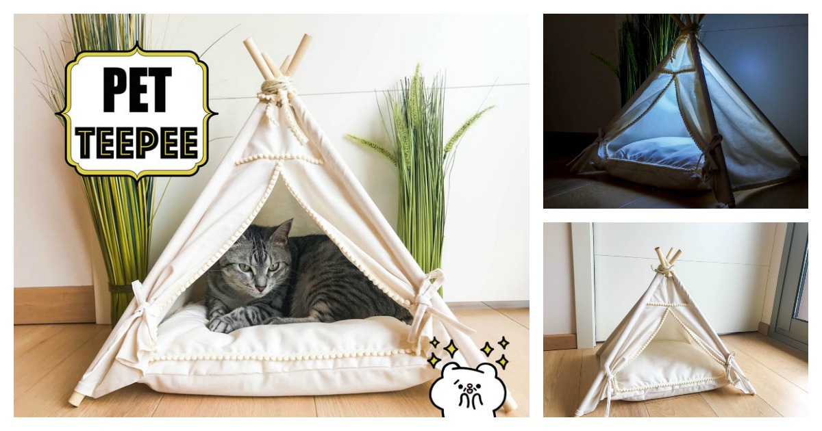 Pet Teepee House Free Sewing Pattern