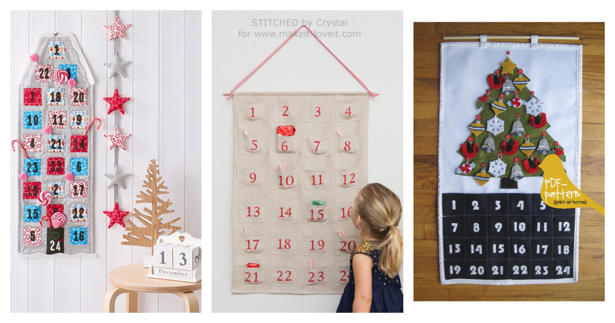 Advent Calendar Sewing Patterns