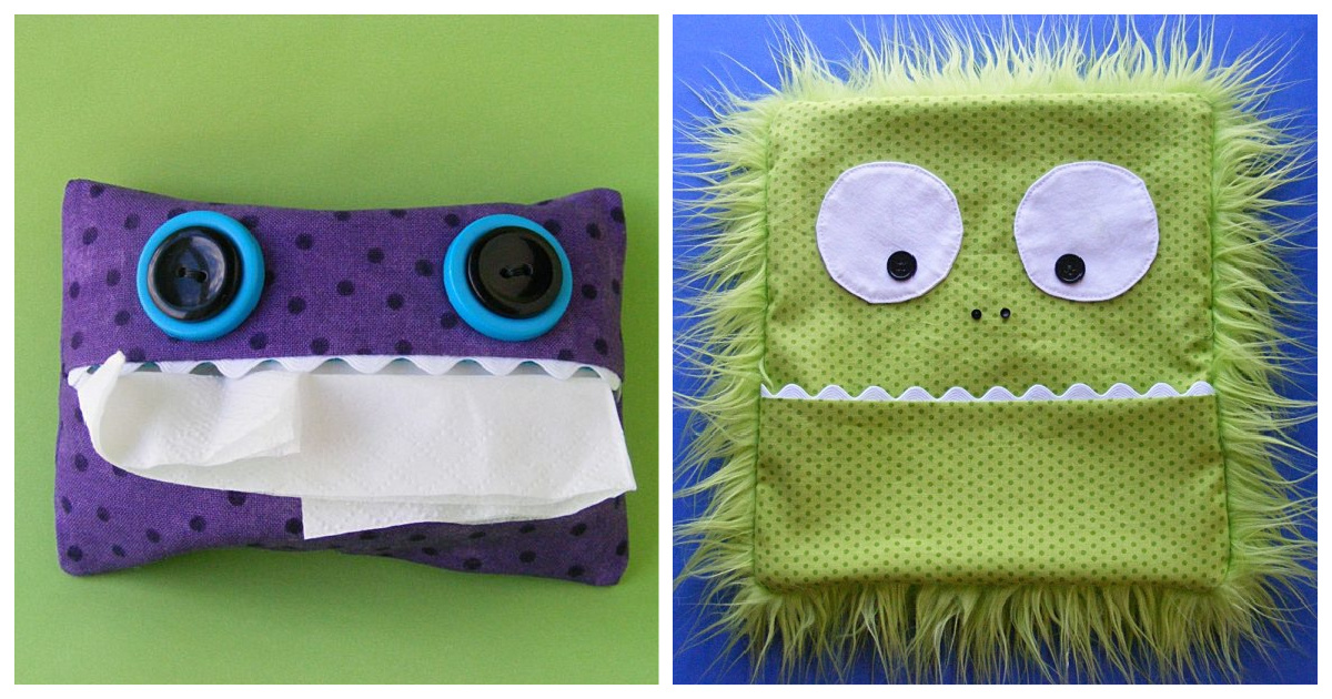 Monster Tissue Pack Free Sewing Pattern