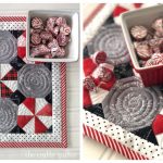 Peppermint Snowball Candy Mat Free Sewing Pattern