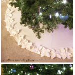Poinsettia Tree Skirt Free Sewing Pattern