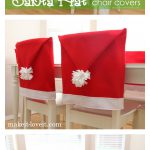 Santa Hat Chair Covers Free Sewing Pattern