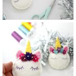 Unicorn Ornaments Free Sewing Pattern