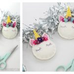 Unicorn Ornaments Free Sewing Pattern