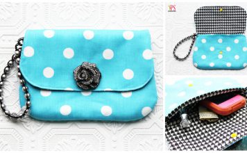 Elegant Wristlet Clutch Bag Free Sewing Pattern