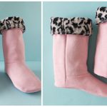 Snuggly Slipper Boots Free Sewing Pattern