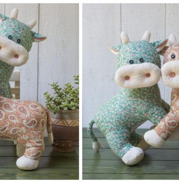 Stuffed Cow Sewing Patterns