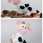 Stuffed Cow Toy Sewing Pattern