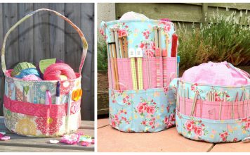 Yarn Storage Tote Bag Sewing Pattern