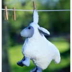 Plush Sheep Cuddly Toy Free Sewing Pattern
