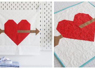 Lovestruck Heart Block Free Sewing Pattern