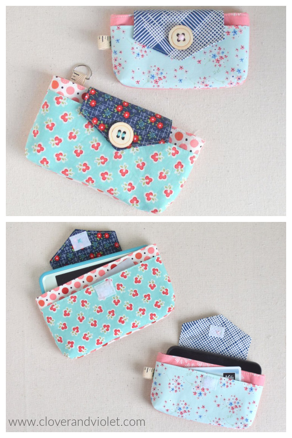 Phoebe Phone and ID Case Free Sewing Pattern