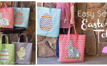 Easy Easter Tote Free Sewing Pattern