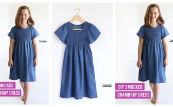 How to Make a Smocked Chambray Dress