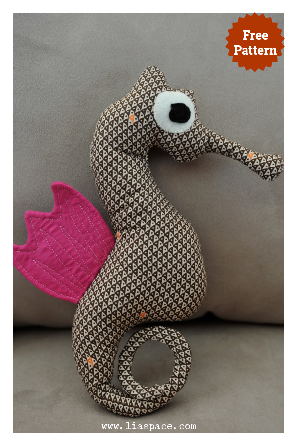 Mr. Seahorse Free Sewing Pattern