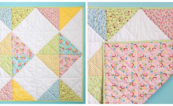 Simple Baby Quilt Free Sewing Pattern