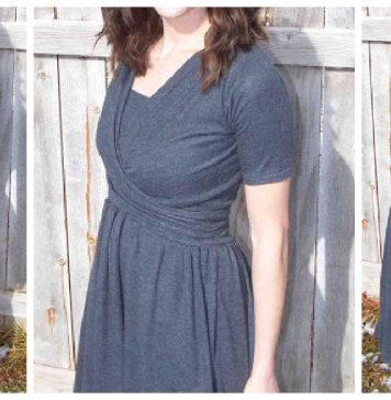 Wrap Nursing Dress Free Sewing Pattern
