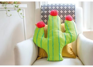 Cactus Cushion Free Sewing Pattern
