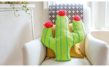 Cactus Cushion Free Sewing Pattern