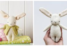 Cute Easter Bunny Free Sewing Pattern