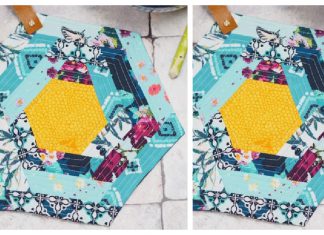 Hexie Pot Holder Free Sewing Pattern