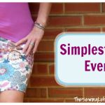 Simple Skirt Free Sewing Pattern