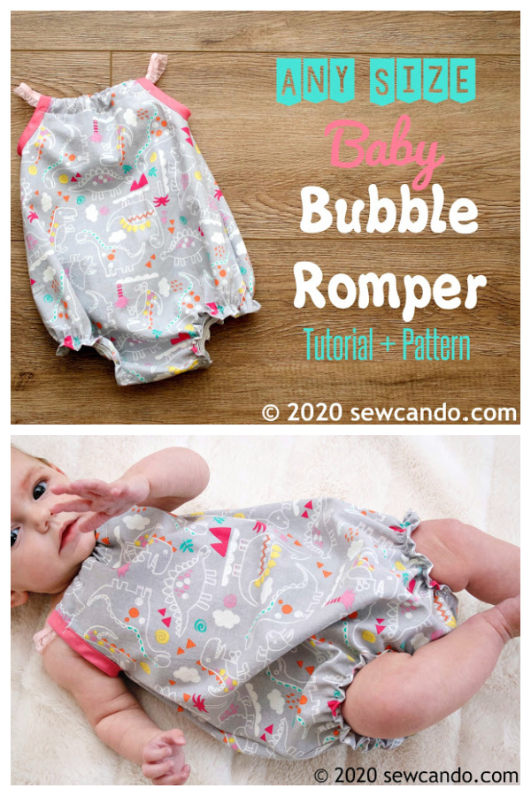 Baby Bubble Romper Free Sewing Pattern