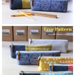 Canvas Pencil Pouch Free Sewing Pattern