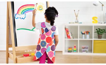 Child’s Art Smock Free Sewing Pattern